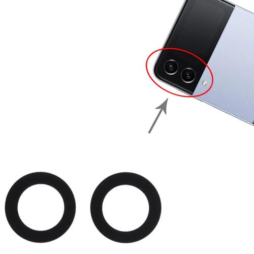 Lente de Cámara Trasera Samsung Galaxy Z Flip4 SM-F721B (10 Piezas)