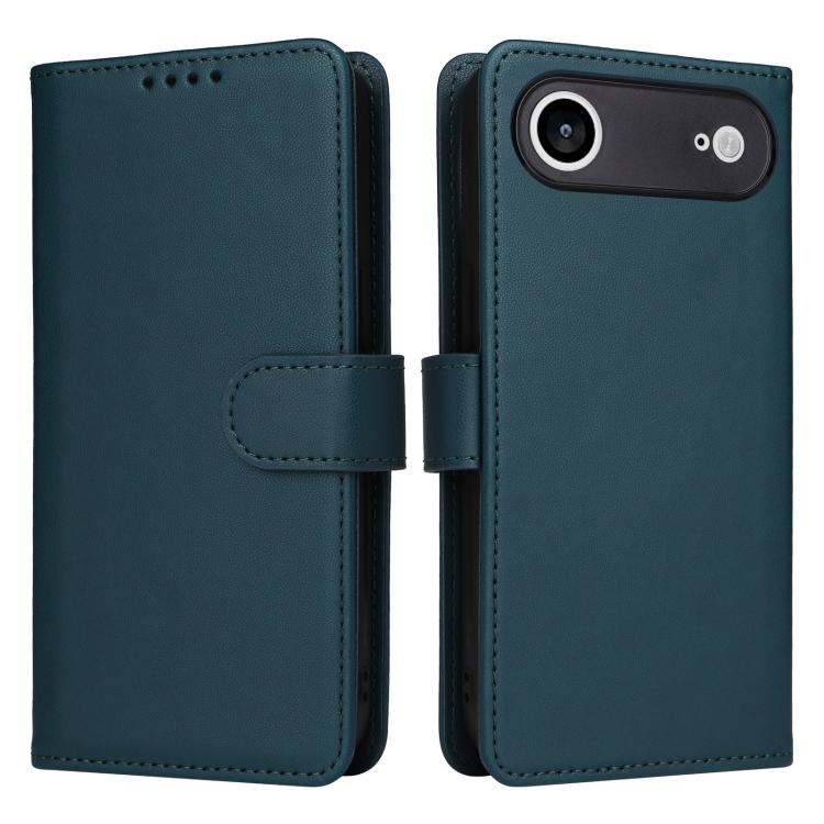 Funda BETOPNICE BN-005 2 en 1 desmontable de imitación de cuero genuino para iPhone 17 Air (azul)
