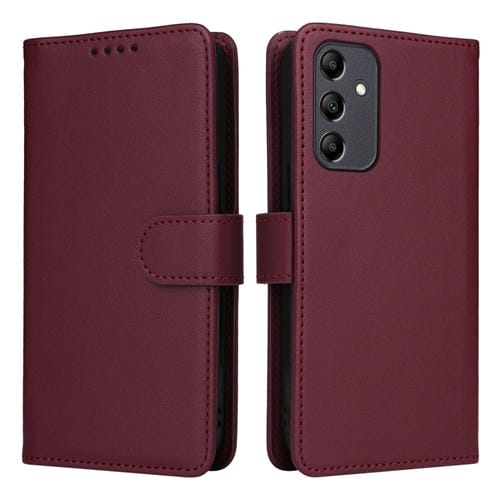 Funda para teléfono Betopnice Bn-005 para Samsung Galaxy A15 2 en 1 Cuero de imitación Desmontable (Rojo Vino)