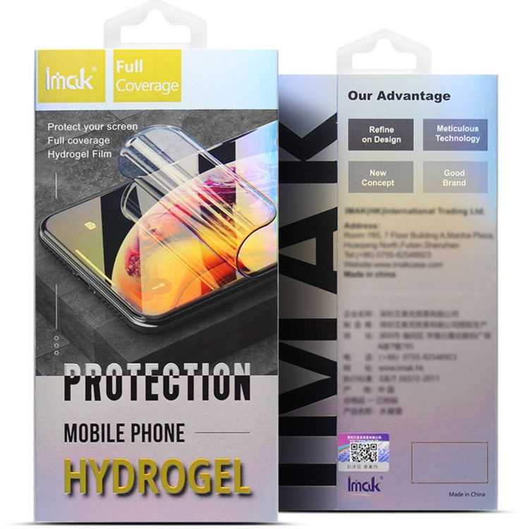 Protector de Pantalla + Imak + iPhone 15 + Película de Hidrogel + Completa Curvada + 2PCs - MOVILSTORE