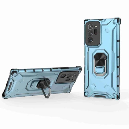 Estuche para Teléfono Samsung Galaxy Note20 Ultra Ice Armor Series con Soporte para Anillo (Azul)