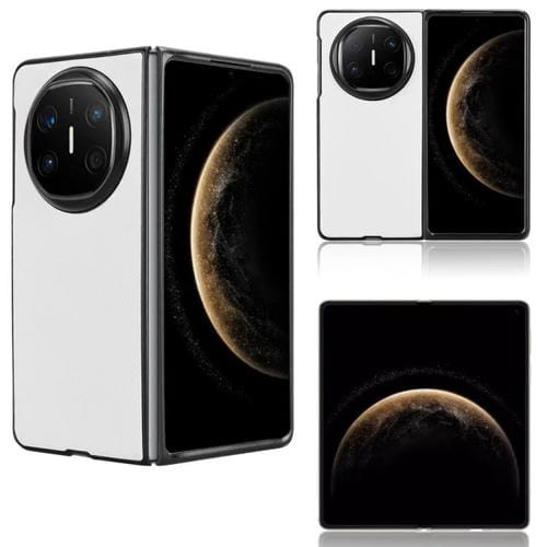 Funda de Cuero Sintético Huawei Mate X6 para Teléfono (Blanca)