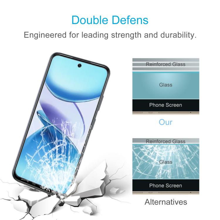 Película de Vidrio Templado 9H 2.5D 0,26mm para Infinix Smart 9 HD 50 Unidades