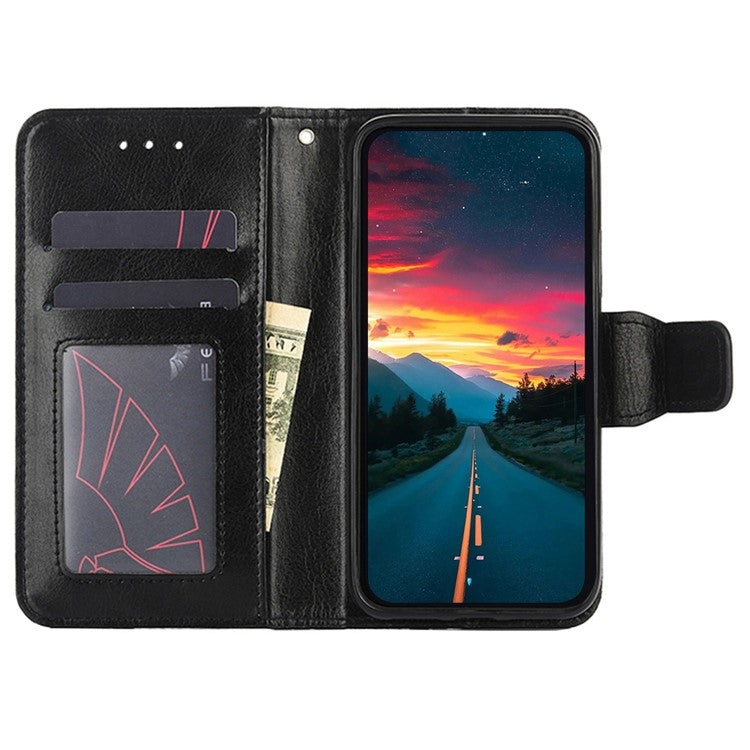 Funda Cuero Textura Cristal OnePlus Nord Ce 4 Lite 5G (Negra)