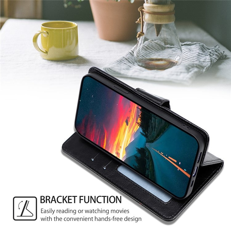 Funda Cuero Textura Cristal OnePlus Nord Ce 4 Lite 5G (Negra)