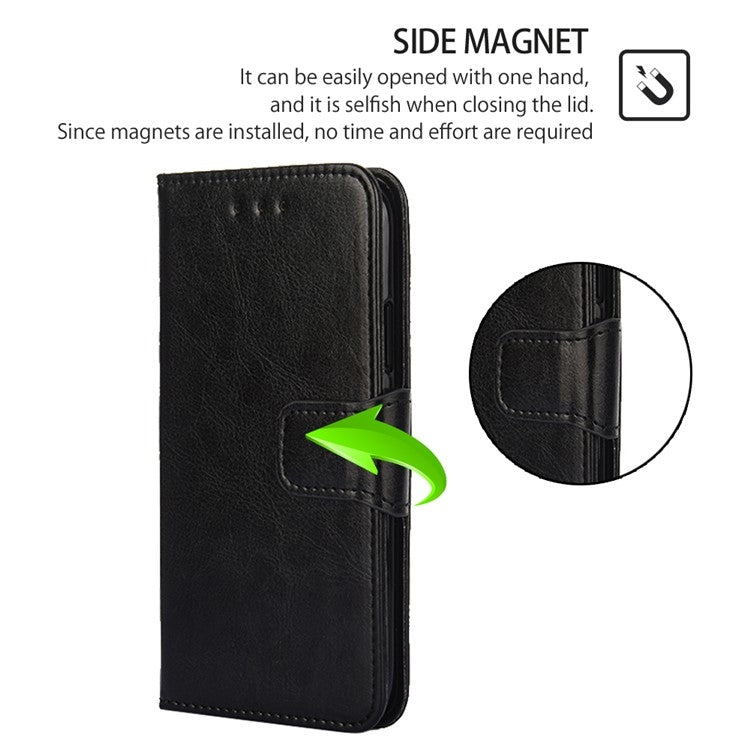 Funda Cuero Textura Cristal OnePlus Nord Ce 4 Lite 5G (Negra)