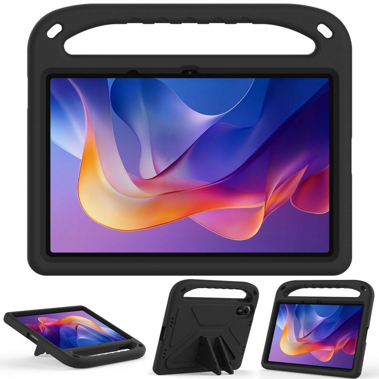 Funda de EVA a prueba de golpes con asa y soporte para Xiaomi Redmi Pad 2 (negra)