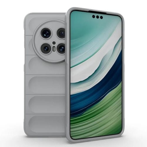 Funda TPU + Franela con Protección Mágica para Huawei Mate 70 Pro 5G (Gris)
