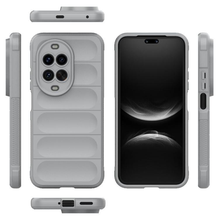 Funda de TPU + franela para Huawei nova 14 Ultra Magic Shield (gris)