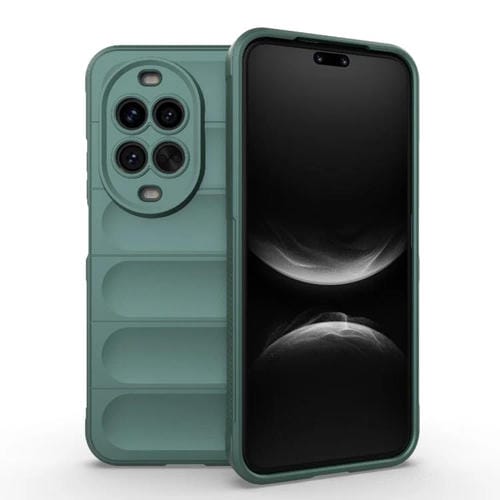 Funda de TPU + franela para Huawei nova 14 Ultra Magic Shield (verde oscuro)