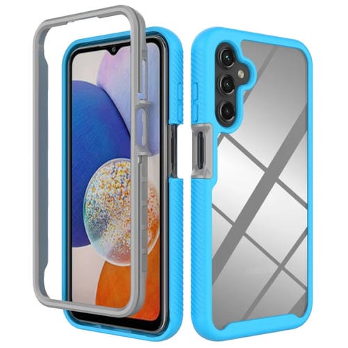 Funda para Teléfono Samsung Galaxy A15 5G Starry Sky Color Sólido PC Transparente TPU (Azul Cielo)