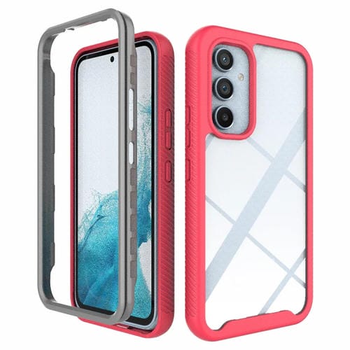 Funda para Teléfono Samsung Galaxy A54 5G PC TPU a Prueba de Golpes (Rosa)