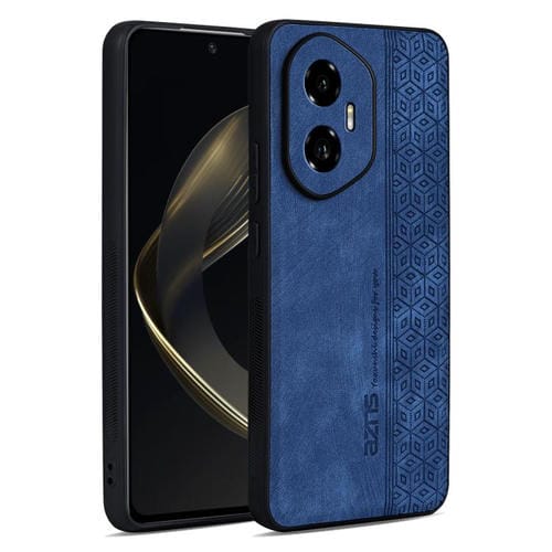 Funda para Teléfono Azns Honor 300 con Efecto Piel en Relieve 3D (Azul Zafiro)