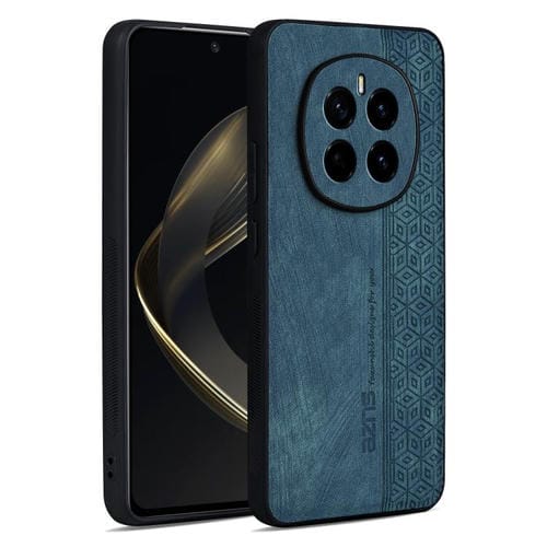 Funda para Teléfono Azns con Efecto Piel en Relieve 3D para Honor Magic7 (Verde Oscuro)