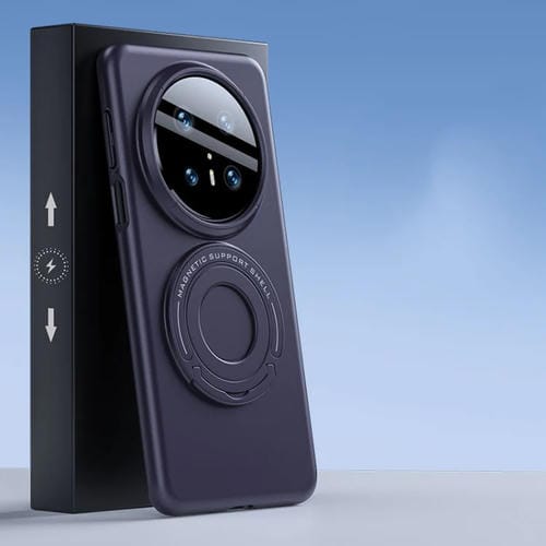 Funda Magnética Huawei Mate 70 Pro con Soporte Carrito Magsafe (Morado Nocturno)