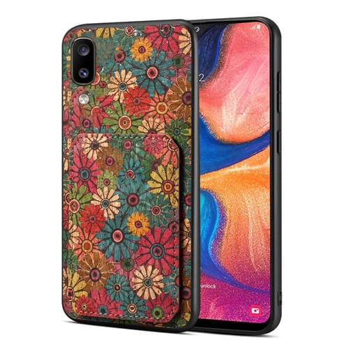 Funda para Teléfono Samsung Galaxy A20 con Ranura para Tarjeta Dual (Verde Primavera)