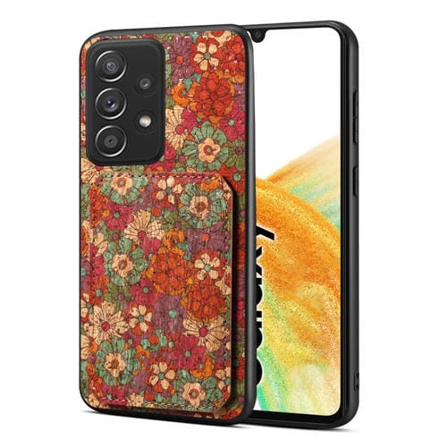 Funda para Teléfono Samsung Galaxy A33 5G con Ranura para Tarjeta Dual (Rojo)