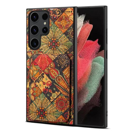 Funda para Teléfono Samsung Galaxy S21 Ultra 5G con Ranura para Tarjeta Dual (Amarillo Otoño)