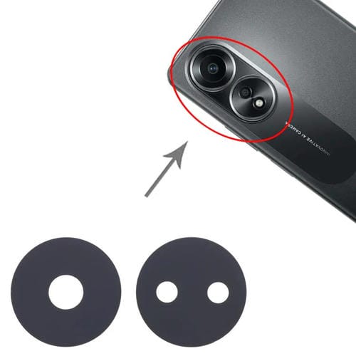 Lentes de Câmara Traseira Oppo A58 4G CPH2529 (10 Unidades)