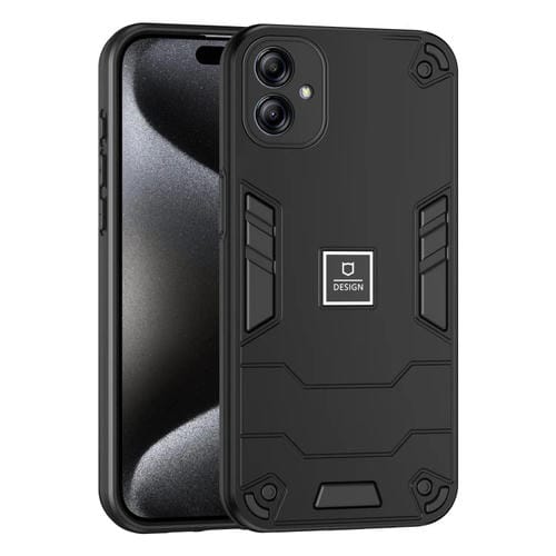 Funda para Teléfono Samsung Galaxy A04E 2 En 1 a Prueba de Golpes (Negro)
