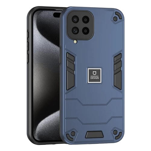 Funda para Teléfono Samsung Galaxy M53 5G 2 En 1 a Prueba de Golpes (Azul)