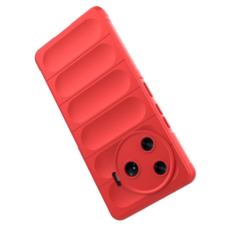 Funda TPU + Franela Protección Mágica Global Tecno Camon 30 Pro 5G (Rojo Vino)