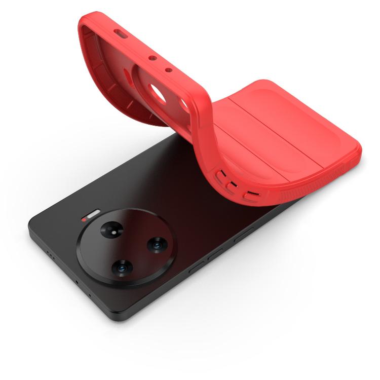 Funda TPU + Franela Protección Mágica Global Tecno Camon 30 Pro 5G (Rojo Vino)