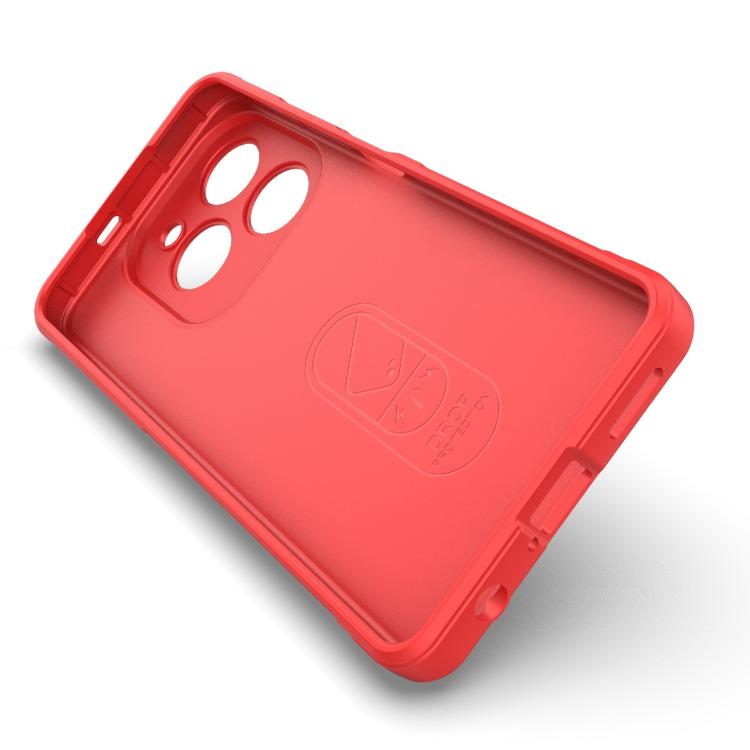 Funda TPU y Franela con Protección Mágica Global para Tecno Spark 20 Pro 4G (Rojo Vino)