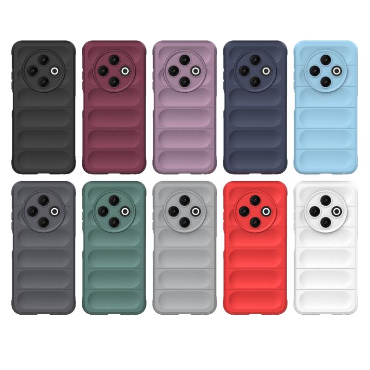 Funda TPU con Franela y Protección Mágica Global para Tecno Spark 30C 4G (Azul Claro)