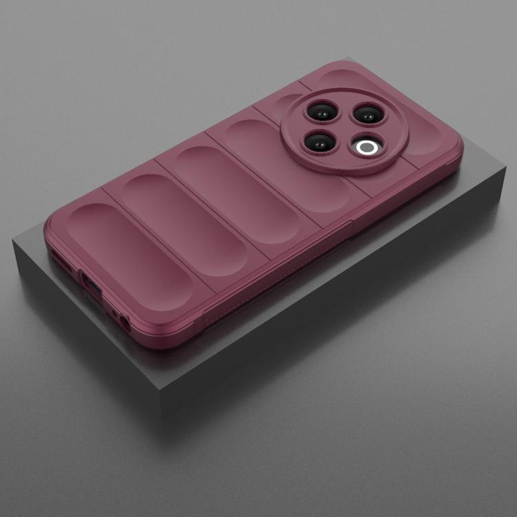 Funda TPU + Franela Protección Mágica Global Tecno Spark 30C 4G (Rojo Vino)