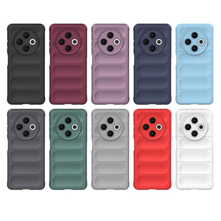 Funda TPU con Franela para Tecno Spark 30 4G Global Magic Shield (Verde Oscuro)