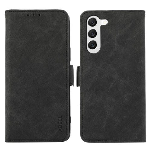 Estuche para Teléfono Abeel para Samsung Galaxy S22 + 5G Cuero Rfid Magnético Esmerilado (Negro)