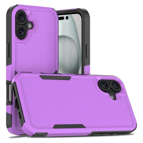Funda para iPhone 16 Plus 2 En 1 PC + TPU (Morado)