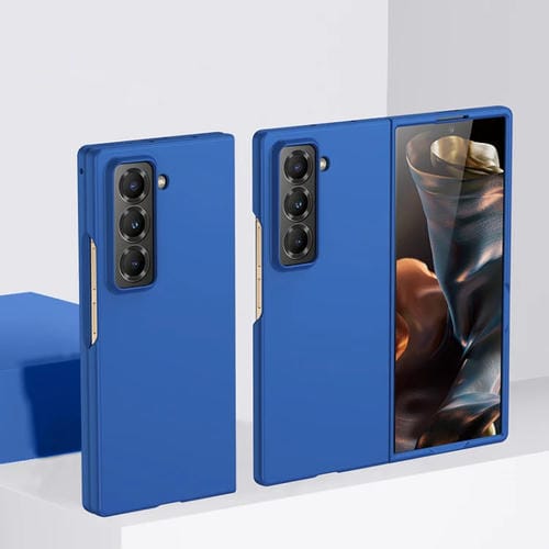 Funda para Teléfono Samsung Galaxy Z Fold Cobertura Total PC Tacto Especial (Azul Klein)