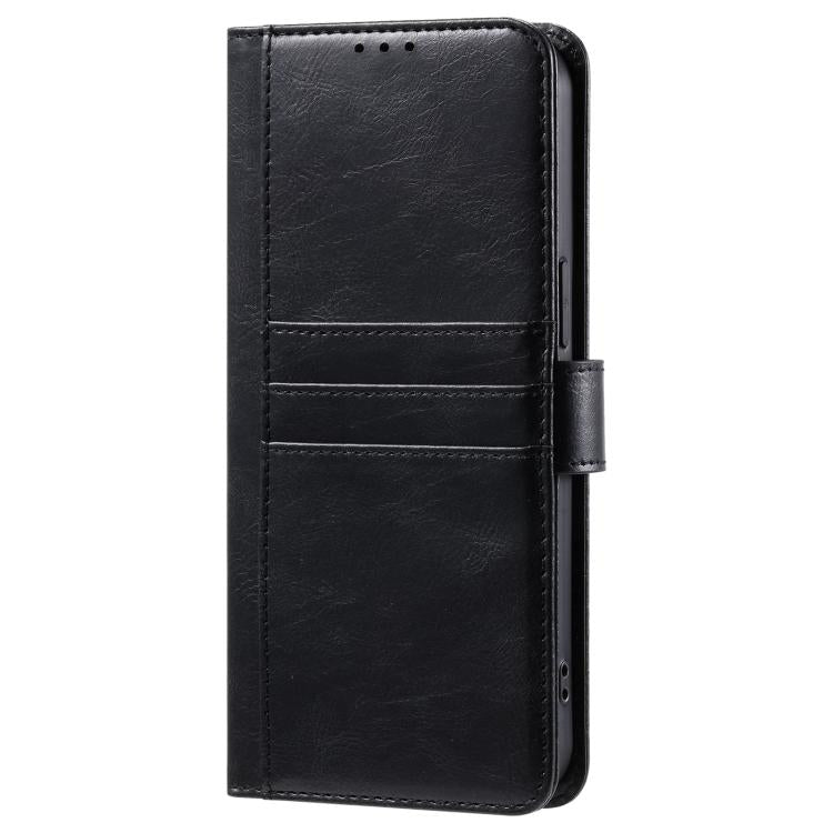 Funda Tipo Billetera Cuero para iPhone 16E Capacidad 6 Tarjetas (Negra)