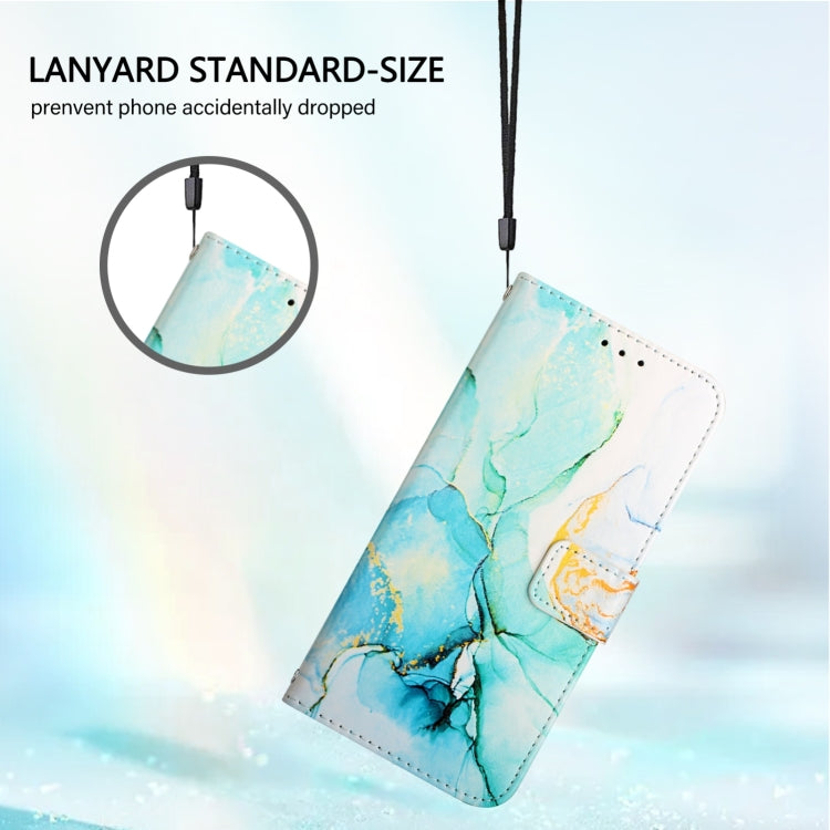 Funda de Cuero con Tapa y Diseño Mármol Pt003 para OnePlus Nord N10 5G (Verde)