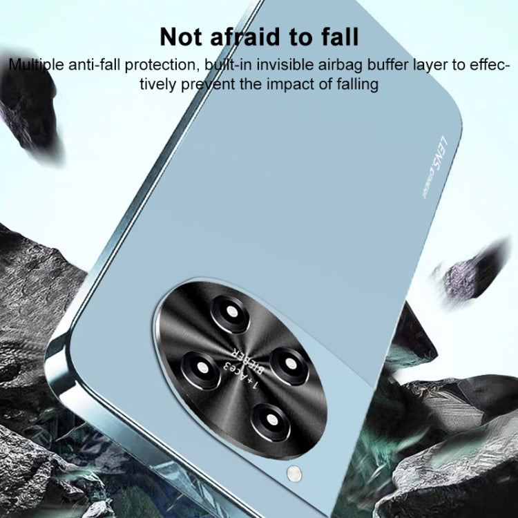 Funda de Acrílico Esmerilado Galvanizado para OnePlus 13 Ag (Negra)