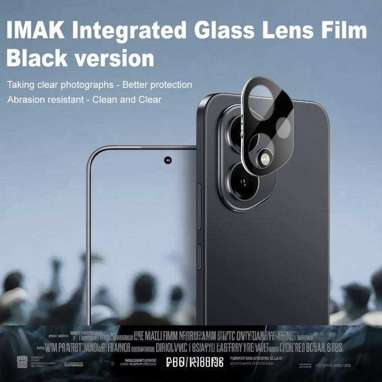 Película de lente de cristal integrada de alta definición imak de 156,5 mm para Honor 400 Global, versión negra
