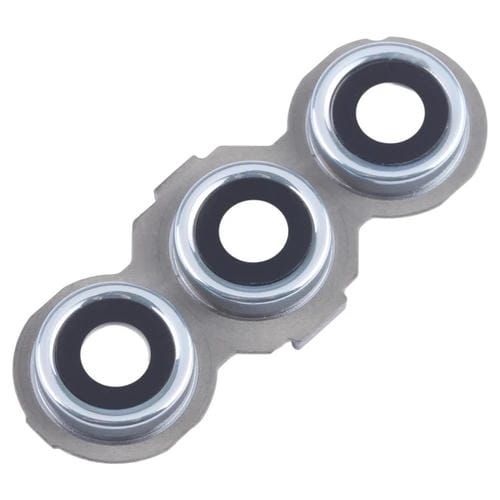 Cubierta de Lente de Cámara Trasera Samsung Galaxy M55 SM-M556 (10 Piezas) (Plateada)