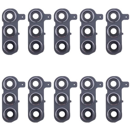 Rückseitige Kameraglasabdeckung Samsung Galaxy S24+ SM-S926B (10 Stück) (Silber)