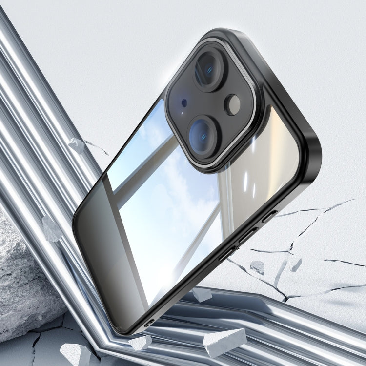 Funda de Teléfono para iPhone 15 con Armadura de TPU Híbrida Acrílica a Prueba de Golpes (Negro) - MOVILSTORE