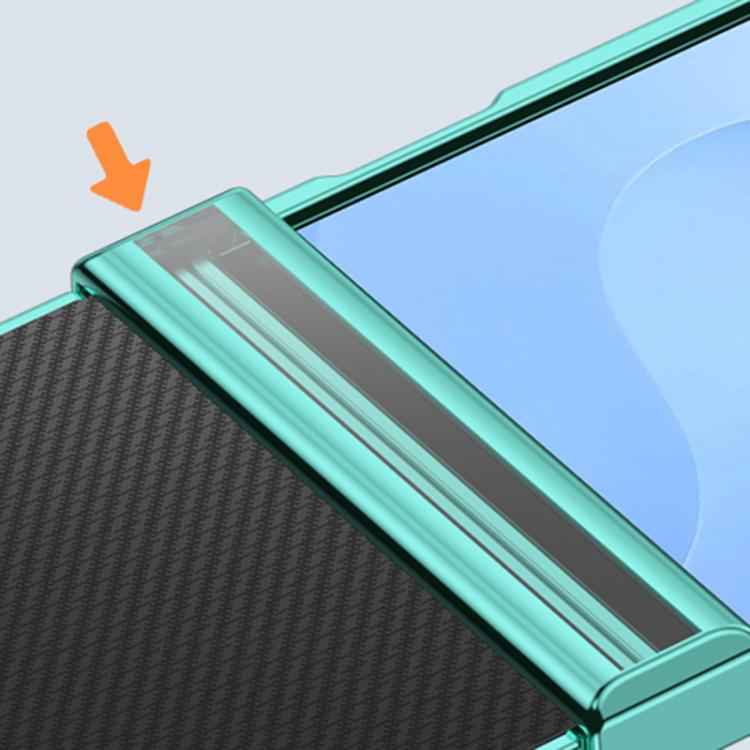 Funda de policarbonato galvanizado 6D de tres piezas para Samsung Galaxy Z Flip7 5G, a prueba de golpes (plateada)