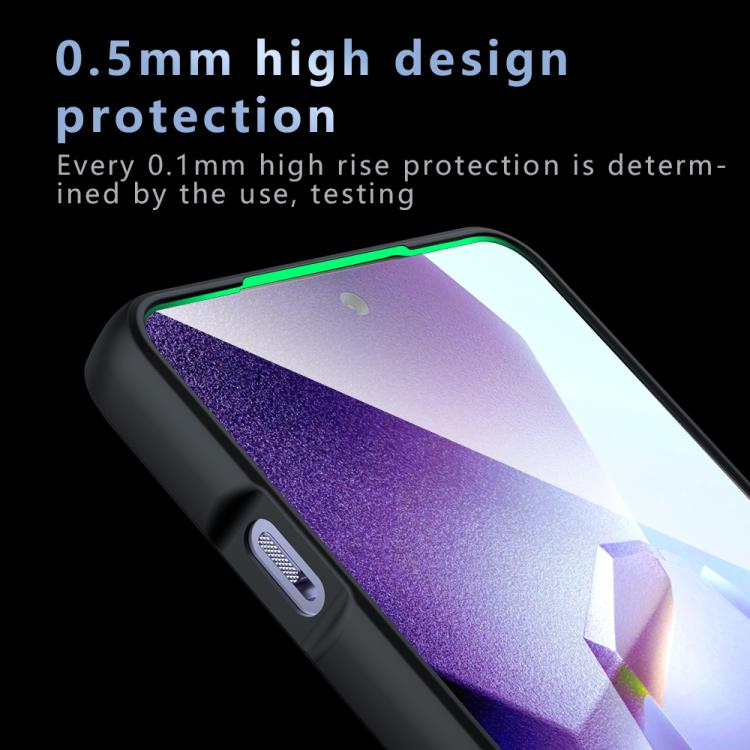 Funda híbrida TPU y PC para OnePlus Ace 5/5 Pro con orificio preciso (Transparente)