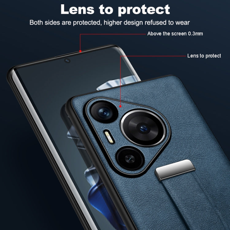 Funda para Teléfono Huawei Mate 70 Cuero Híbrido Sulada Prueba de Golpes (Marrón)