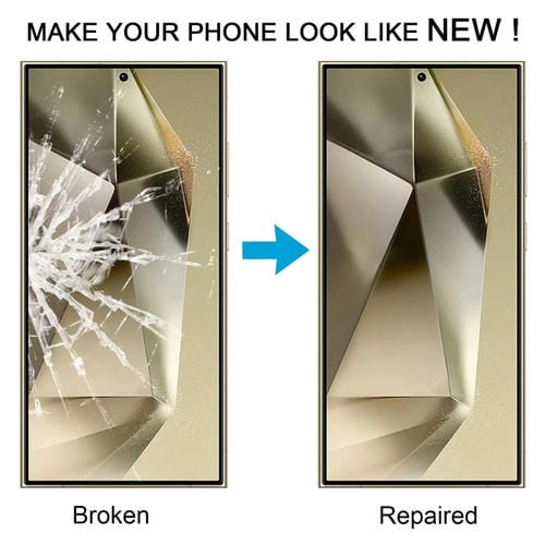 Außenglaslinse Samsung Galaxy S24 Ultra SM-S928B - Frontbildschirm mit OCA-Klebstoff