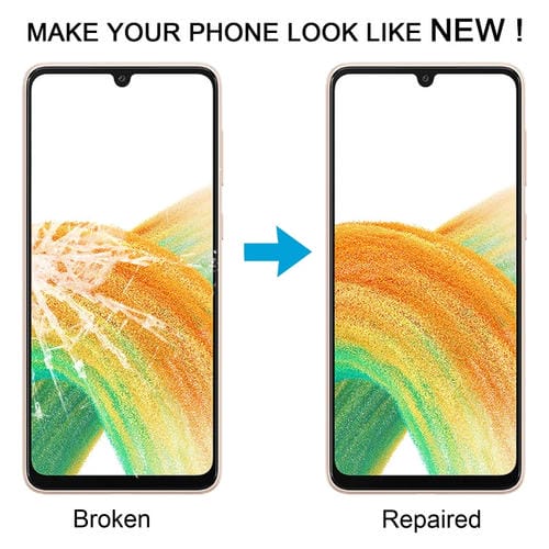 Glass Lens Outer Samsung Galaxy A33 5G SM-A336B with Adhesive OCA