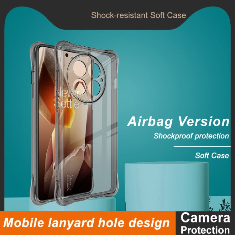 Funda TPU a Prueba de Golpes con Airbag para OnePlus 13 5G Imak (Negra Transparente)