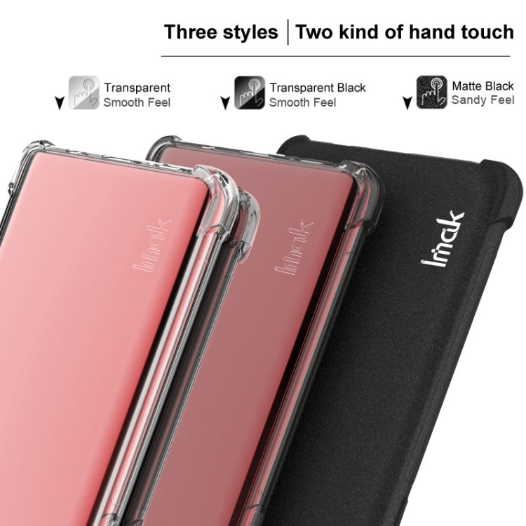 Funda TPU a Prueba de Golpes con Airbag para OnePlus 13 5G Imak (Negra Transparente)
