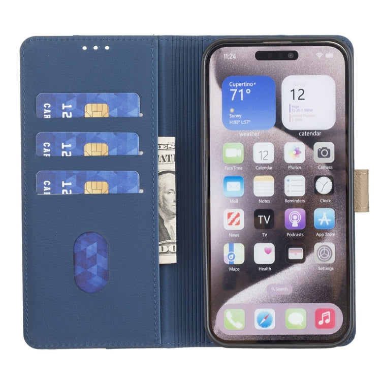 Funda de Cuero Antirrobo con Protección Rfid para Teléfono Tecno Spark 30 Pro 4G (Azul)
