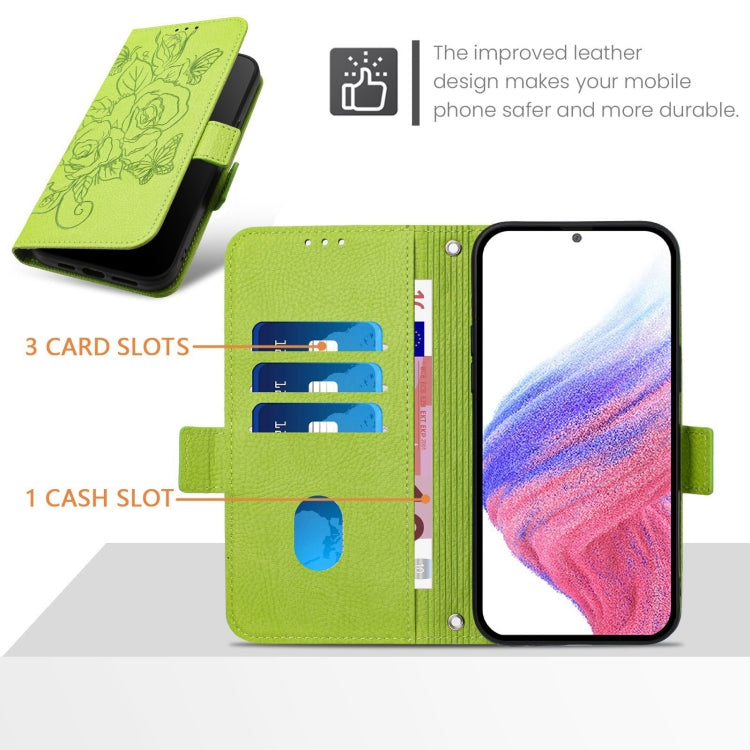 Funda de Cuero Antirrobo con Rfid para OnePlus Nord N10 5G (Verde)